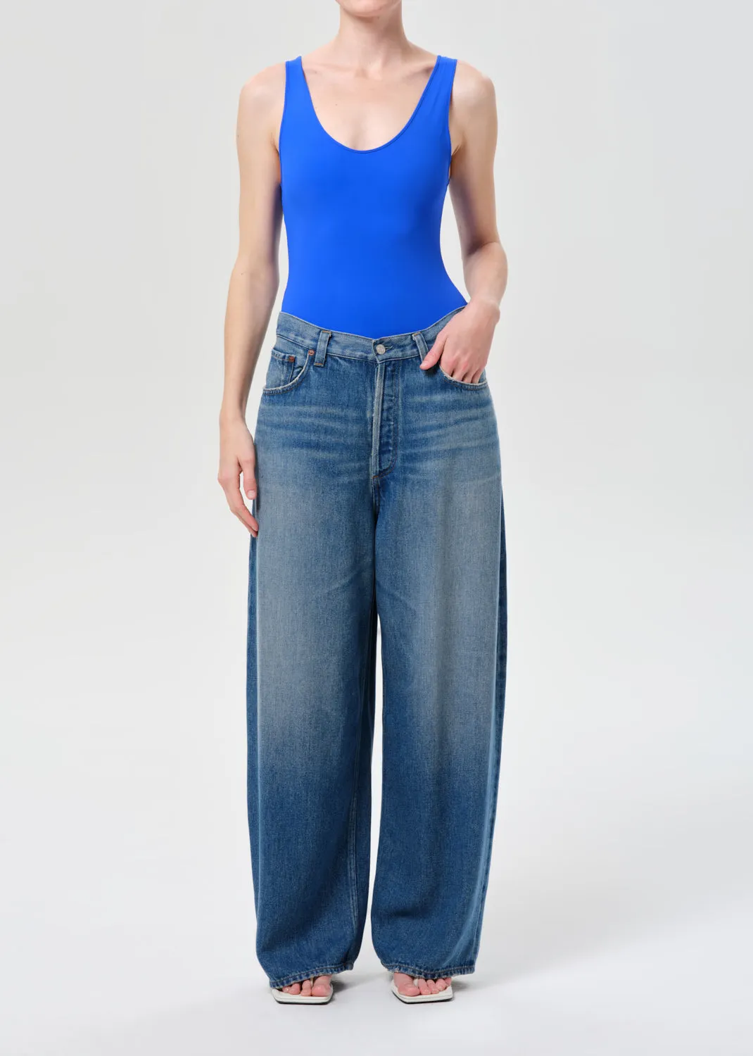 Rounded Baggy (Flyweight) in Expression sold by Agolde