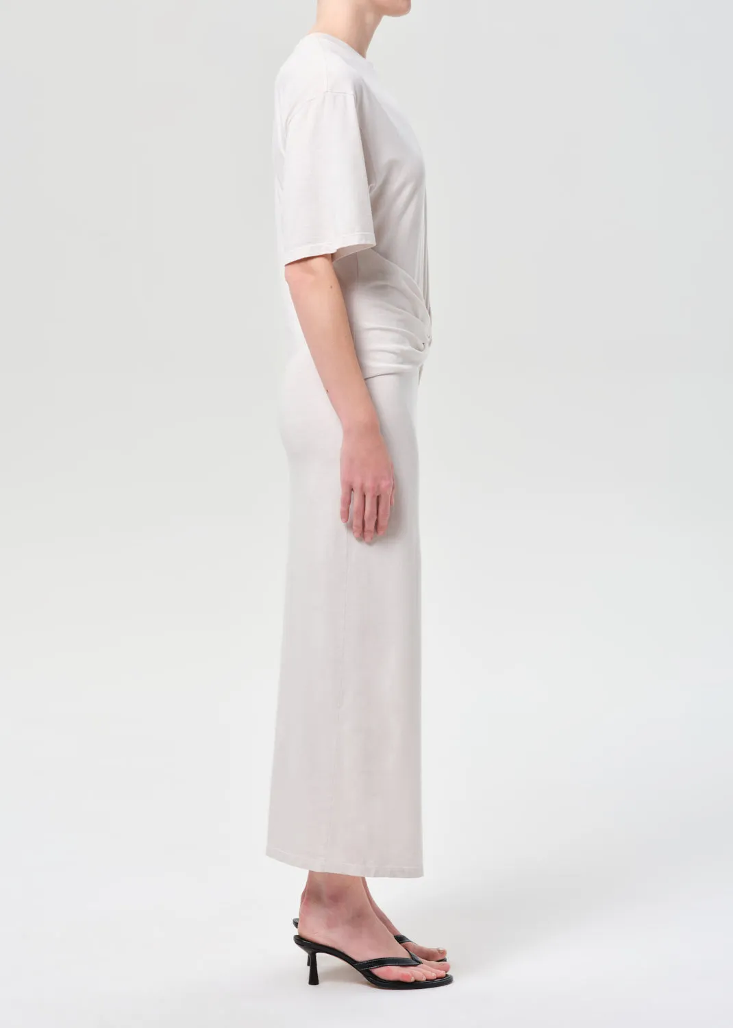 Zanna Maxi Dress in Bone sold by Agolde product image thumbnail 3