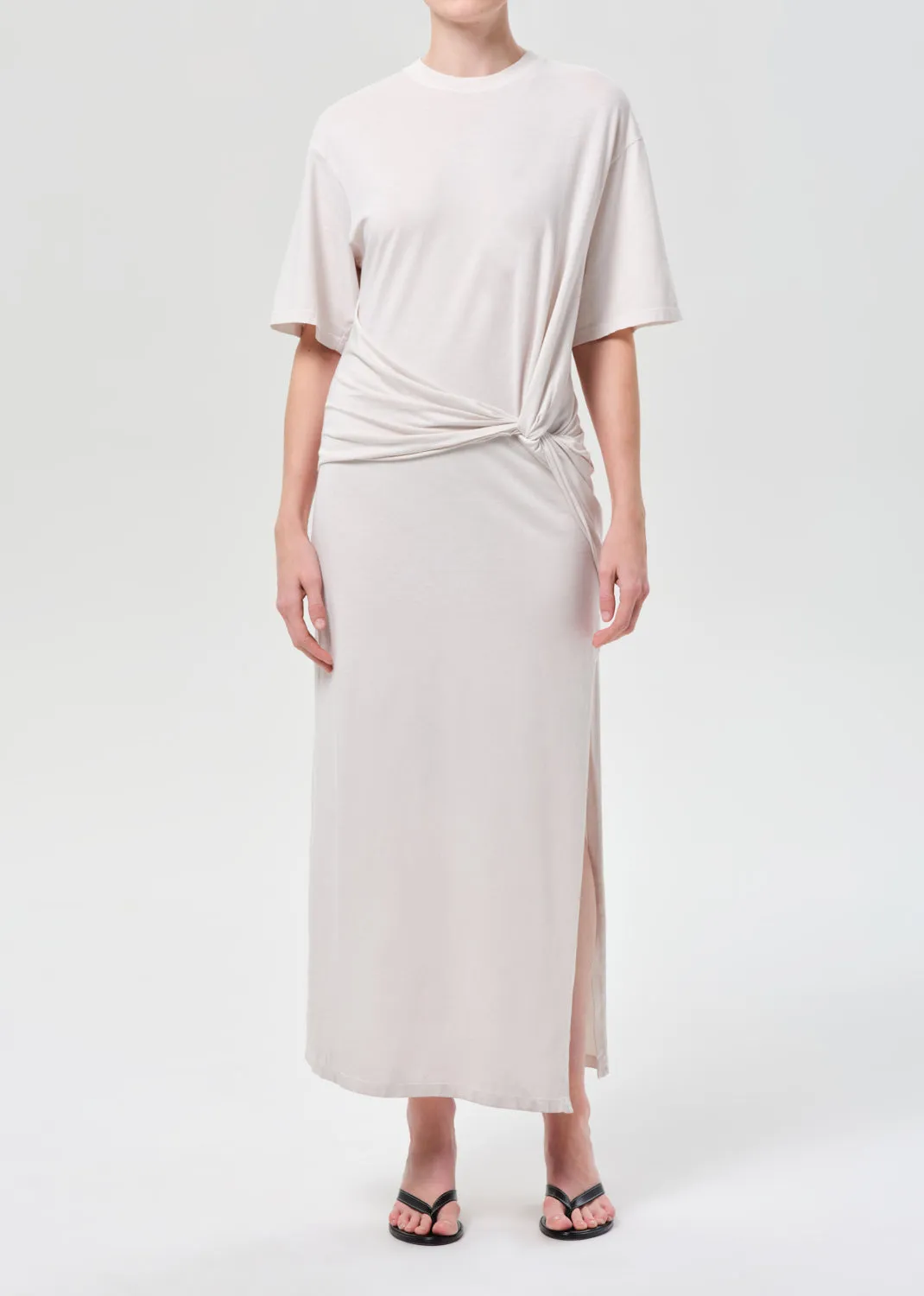 Zanna Maxi Dress in Bone sold by Agolde
