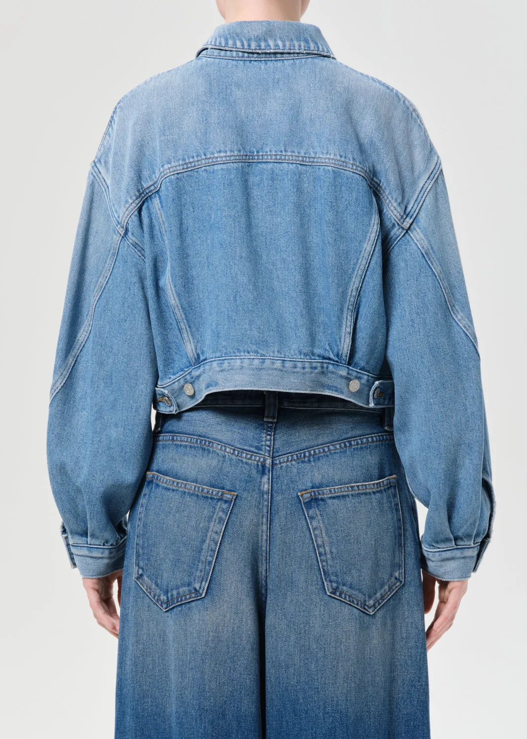 Palmer Jacket (Flyweight) in Script sold by Agolde product image thumbnail 2