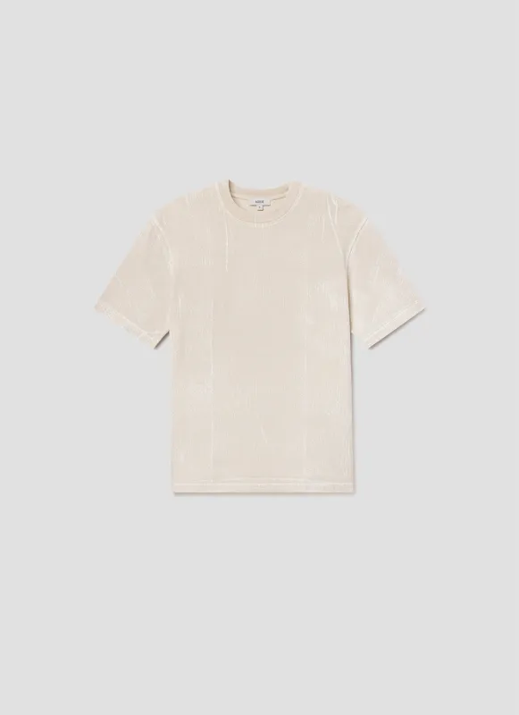 Asha Mock Neck Tee in Tempo made by Agolde
