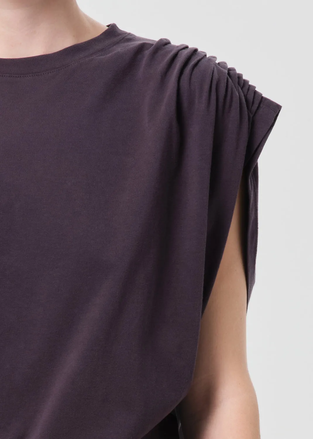 Roma T-Shirt in Shade sold by Agolde product image thumbnail 5