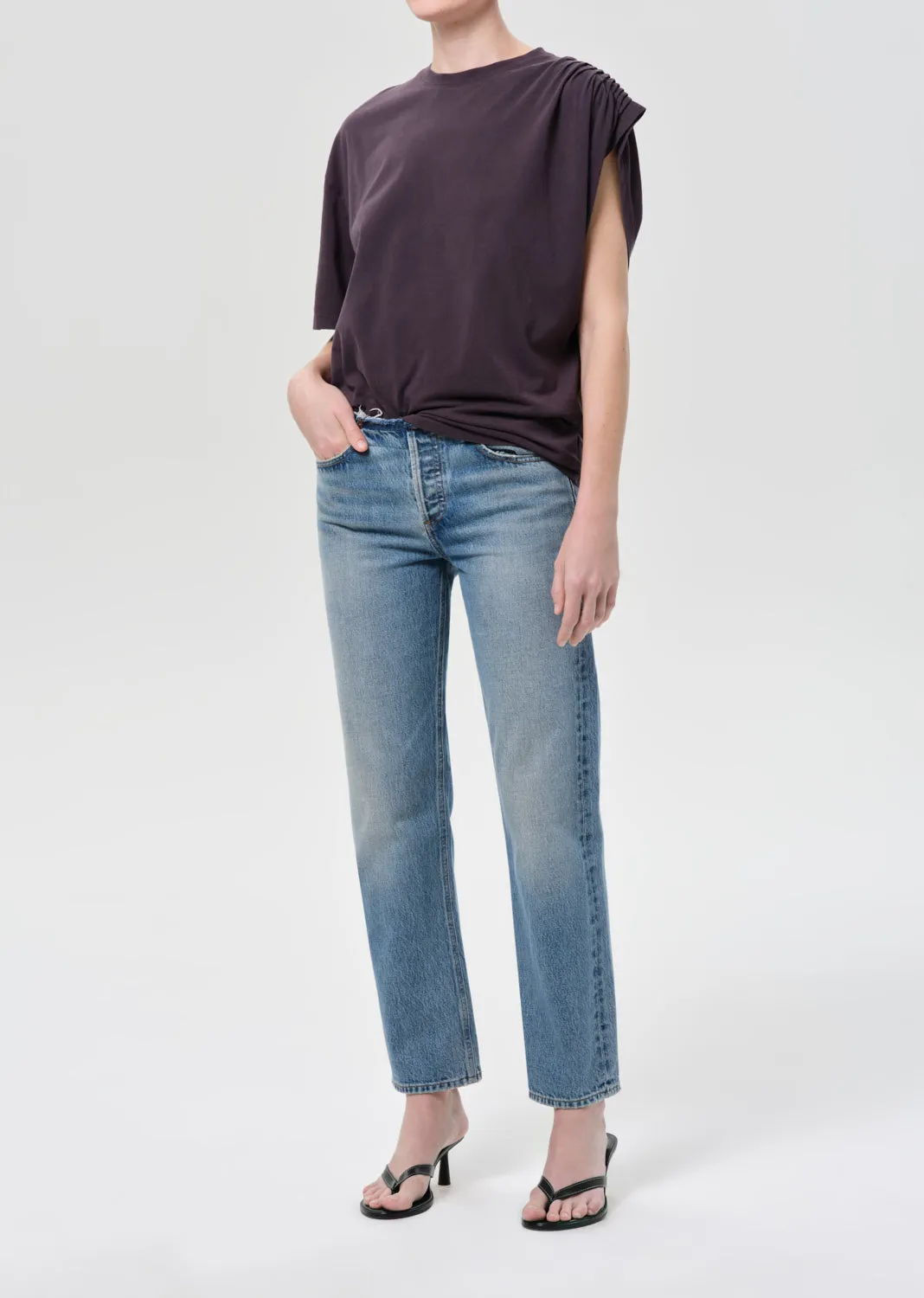 Roma T-Shirt in Shade sold by Agolde product image thumbnail 4