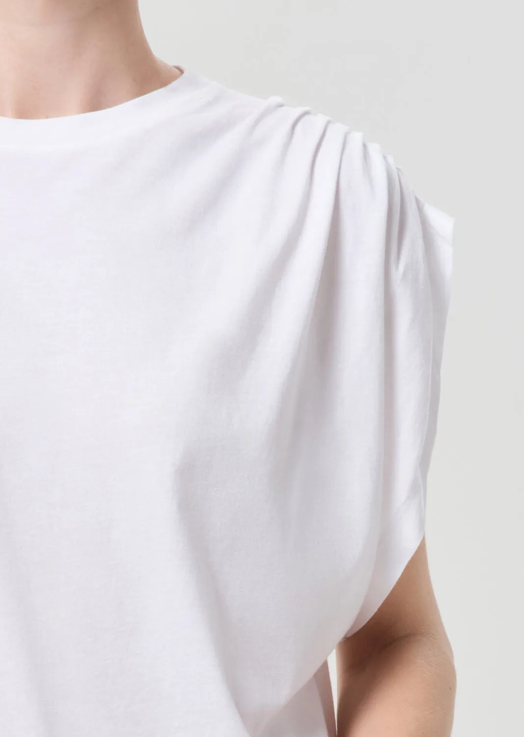 Roma T-Shirt in White sold by Agolde product image thumbnail 5