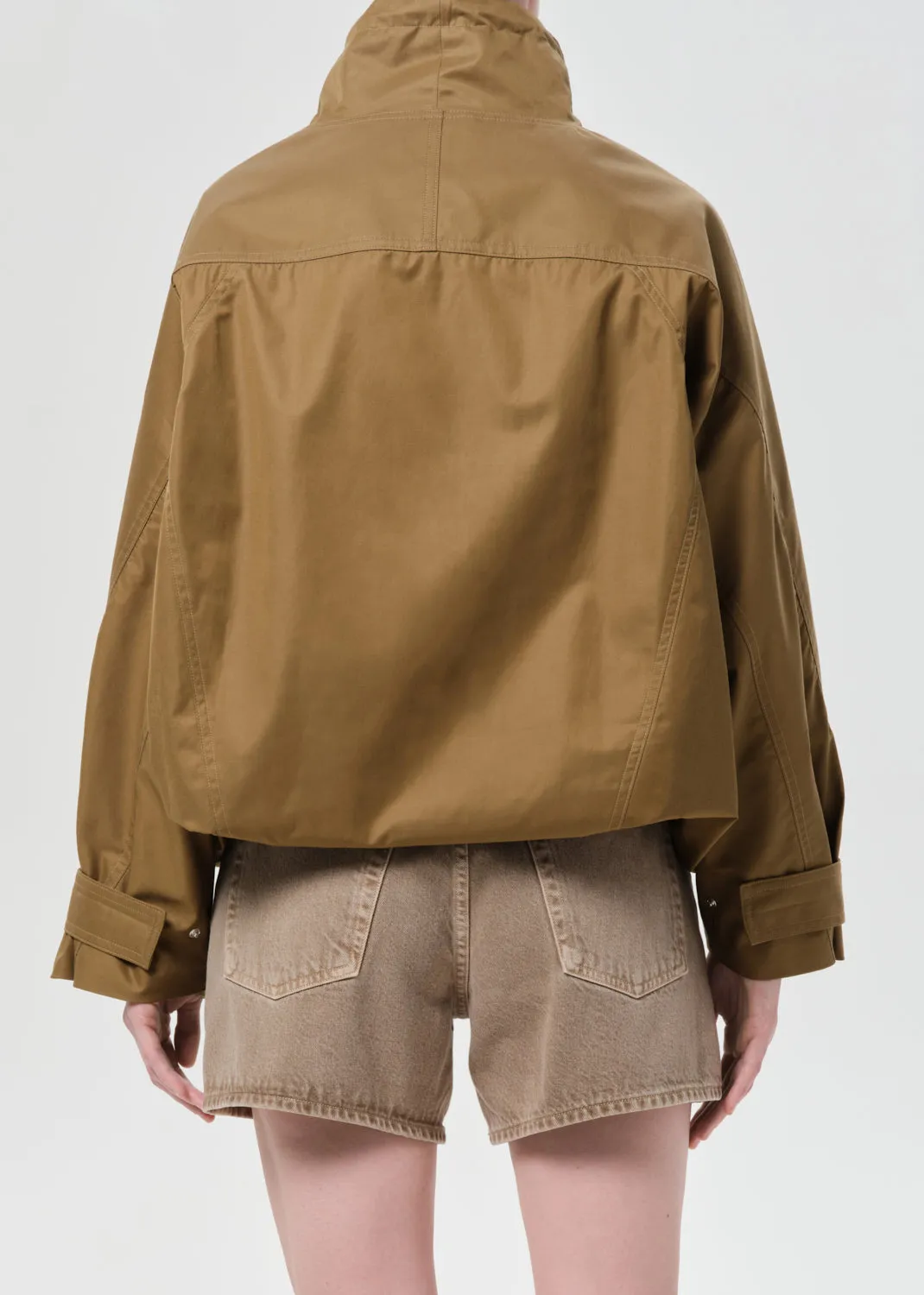 Coulson Jacket in Khaki sold by Agolde product image thumbnail 4