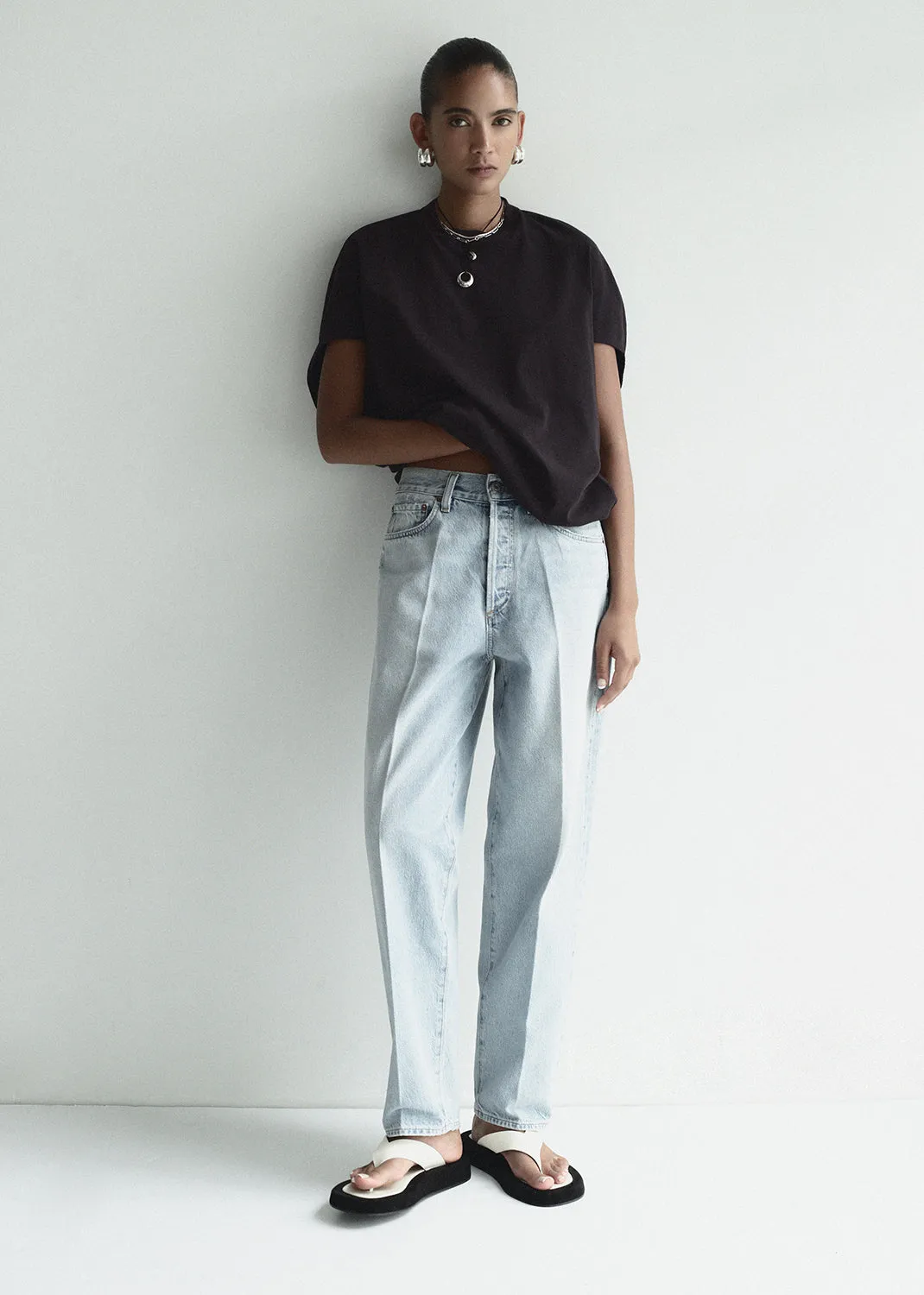 Souline T-Shirt in Eggplant sold by Agolde product image thumbnail 2