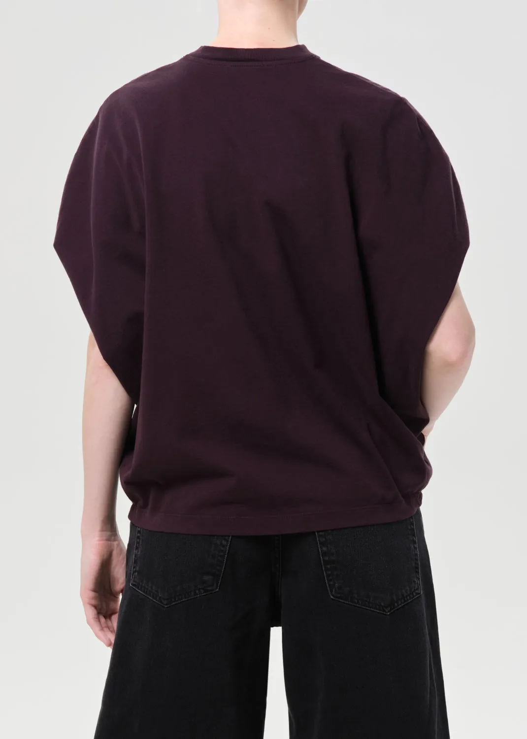 Souline T-Shirt in Eggplant sold by Agolde product image thumbnail 4