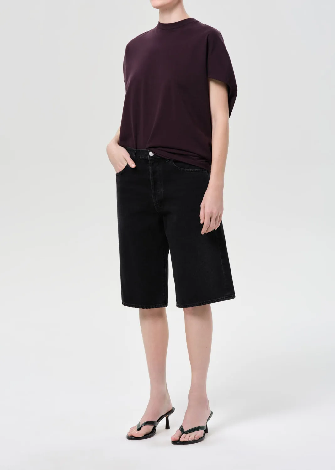 Souline T-Shirt in Eggplant sold by Agolde product image thumbnail 3