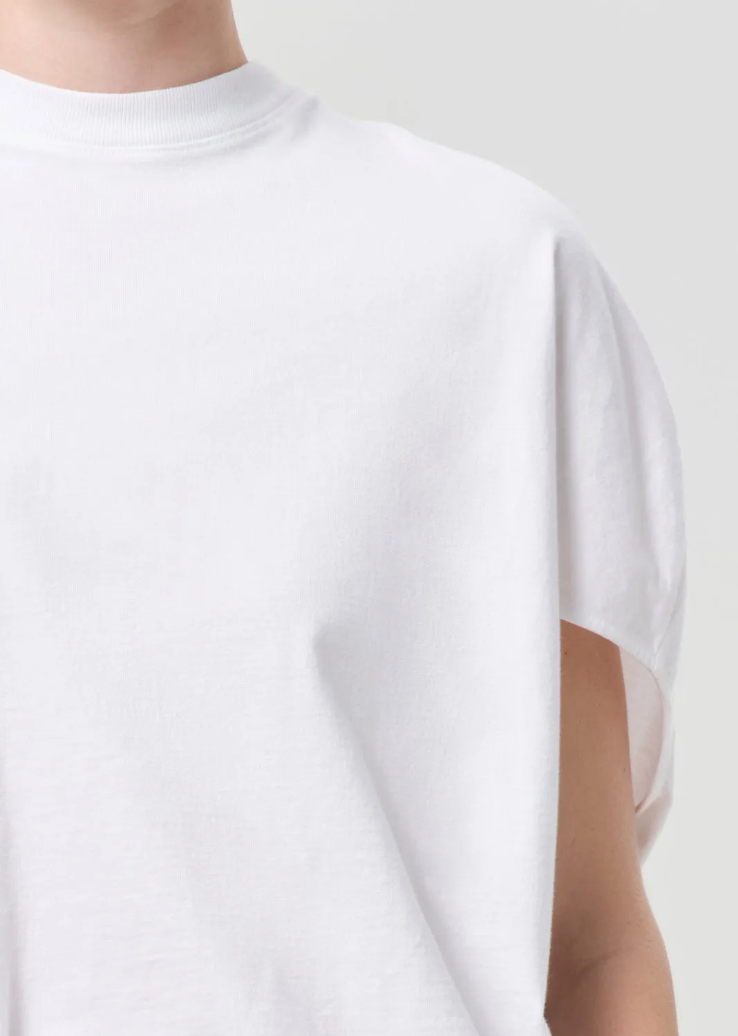 Souline T-Shirt in White sold by Agolde product image thumbnail 5