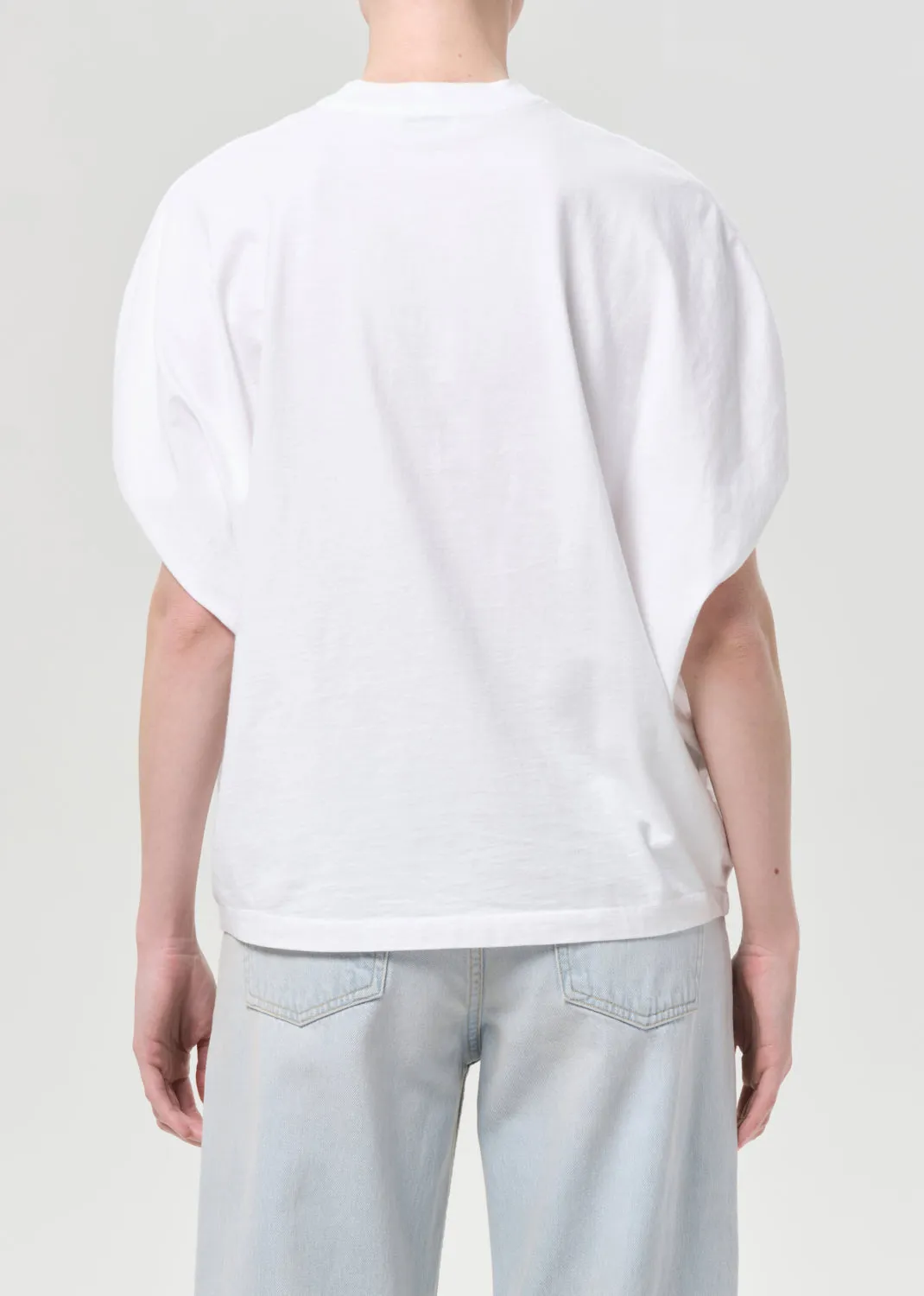 Souline T-Shirt in White sold by Agolde product image thumbnail 2