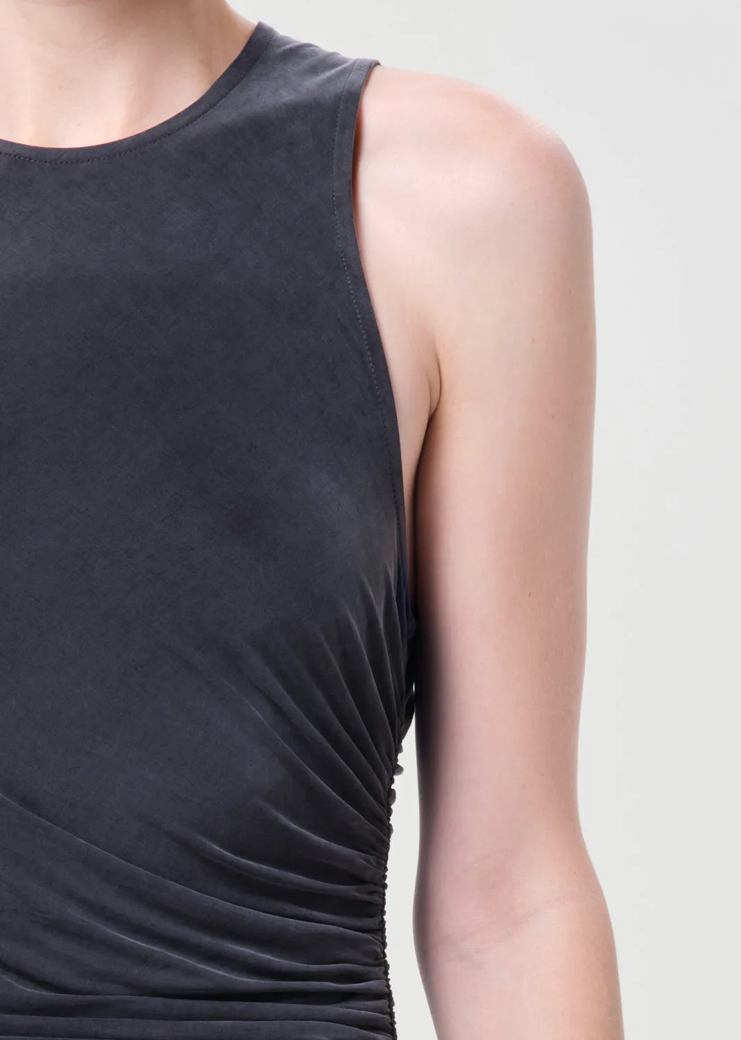 Anya Midi Dress in Grey sold by Agolde product image thumbnail 5
