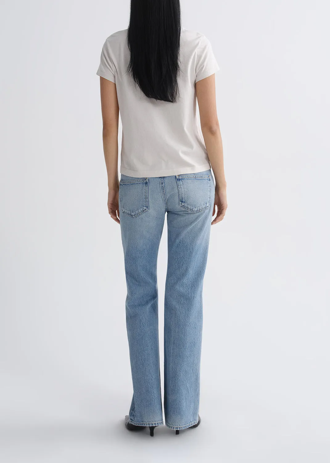 Long Line Adine Tee in Bone sold by Agolde product image thumbnail 4