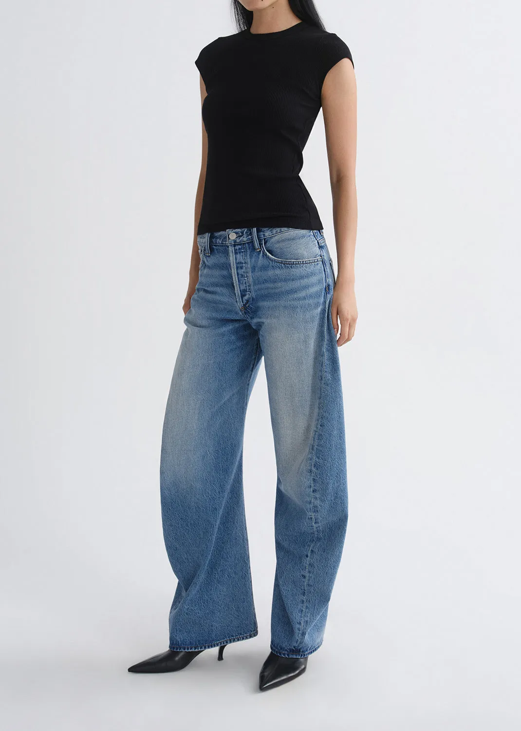 Edison Tee in Black sold by Agolde product image thumbnail 5