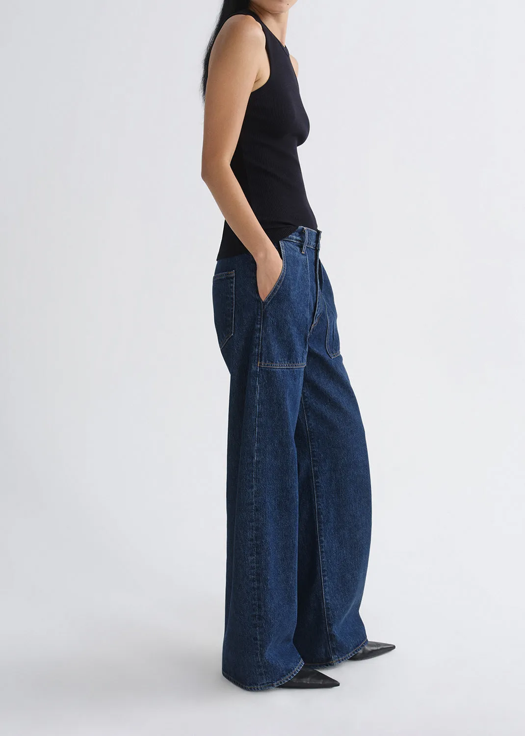 Low Curve Utility Jean in Rank sold by Agolde product image thumbnail 4