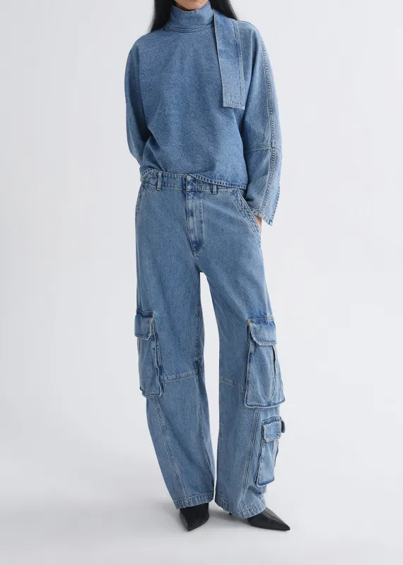 Ambika Utility Pant (Flyweight) in Reset made by Agolde