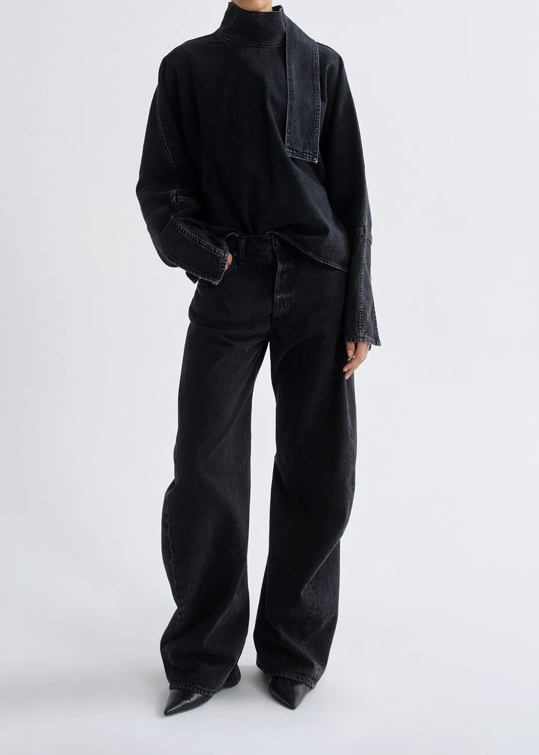 Spiral Jean (Weightless) in Vanta sold by Agolde