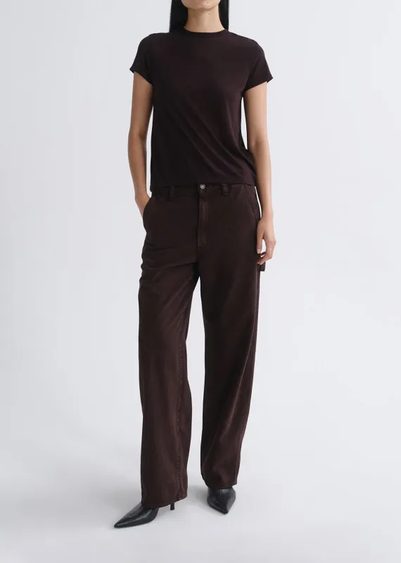 Lyndon Pant (Flyweight) in Sloe Berry made by Agolde