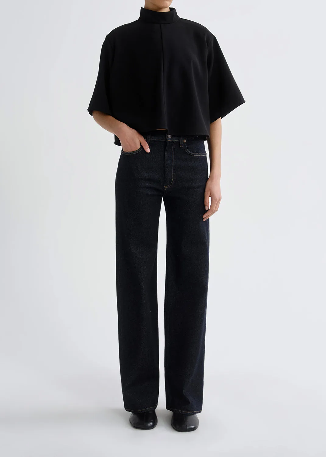 Harper Straight Jean (Comfort Stretch) in Rinse sold by Agolde