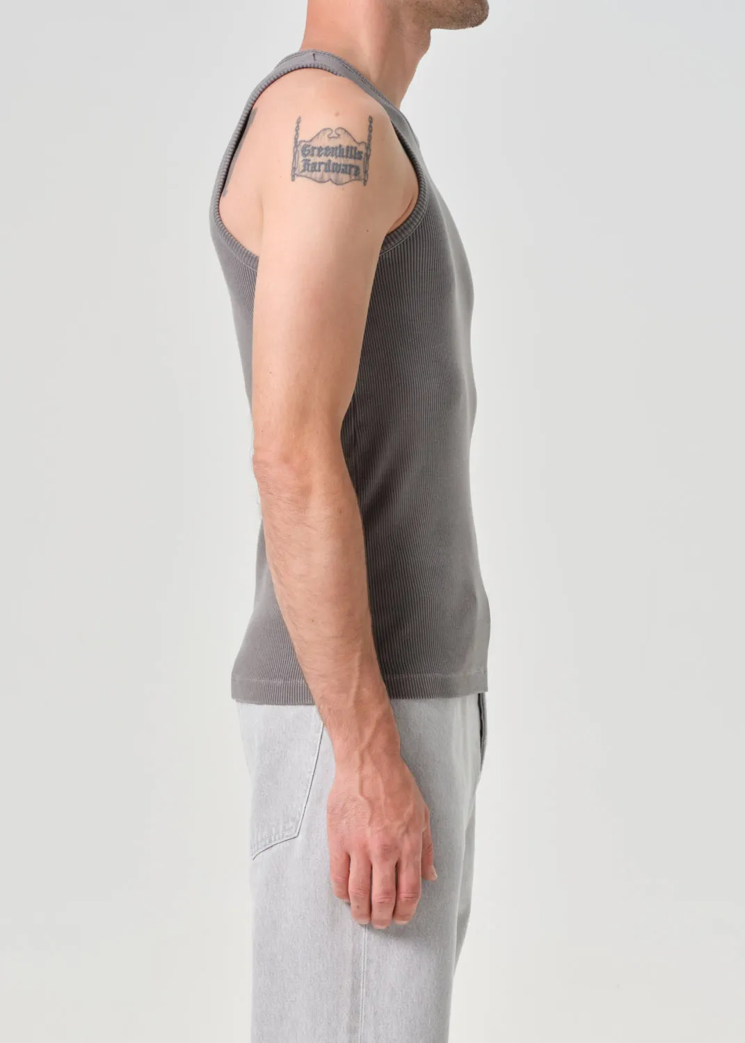 Viggo Tank in Pewter sold by Agolde product image thumbnail 4