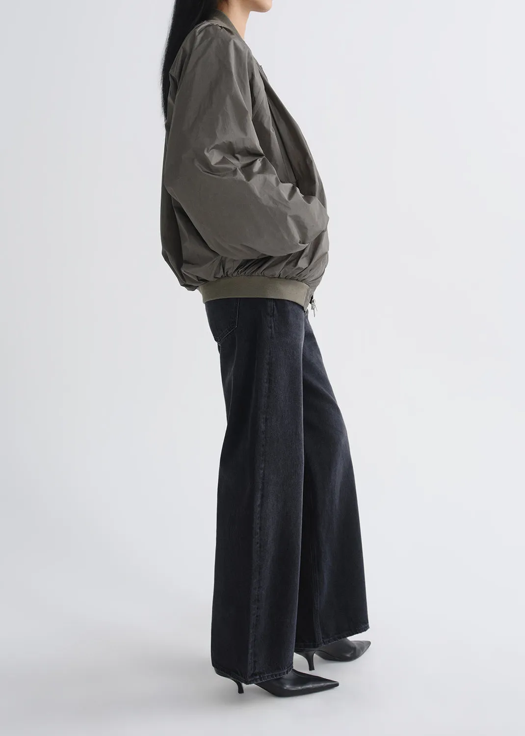 Raffi Bomber Jacket in Fern sold by Agolde product image thumbnail 5