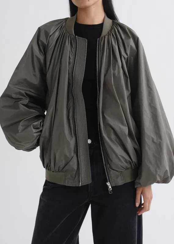 Raffi Bomber Jacket in Fern made by Agolde