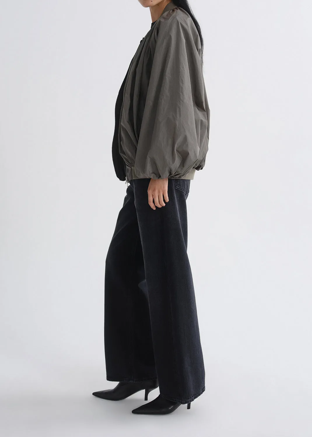 Raffi Bomber Jacket in Fern sold by Agolde product image thumbnail 3