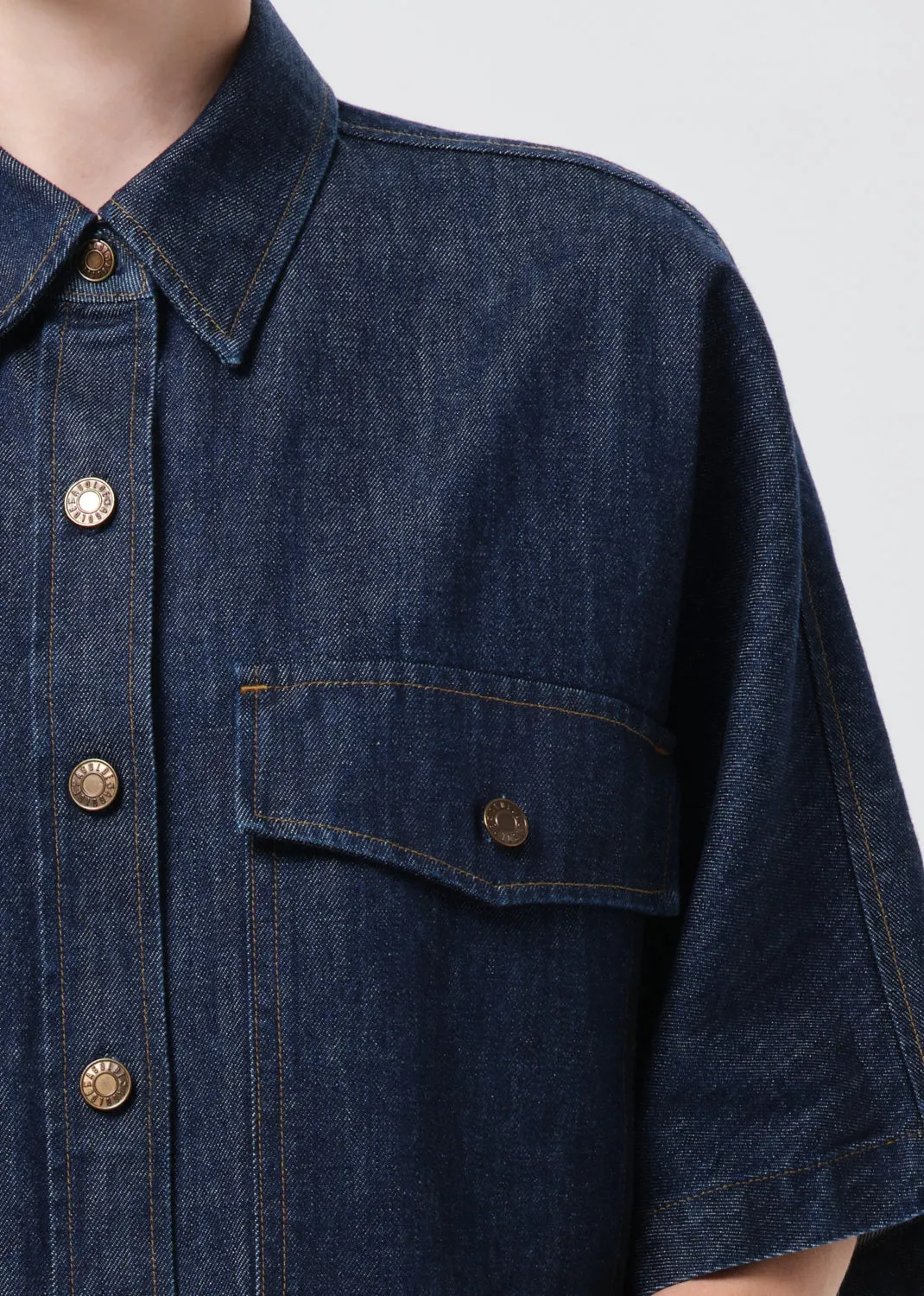 Taron Shirt (Weightless) in Rinse sold by Agolde product image thumbnail 5