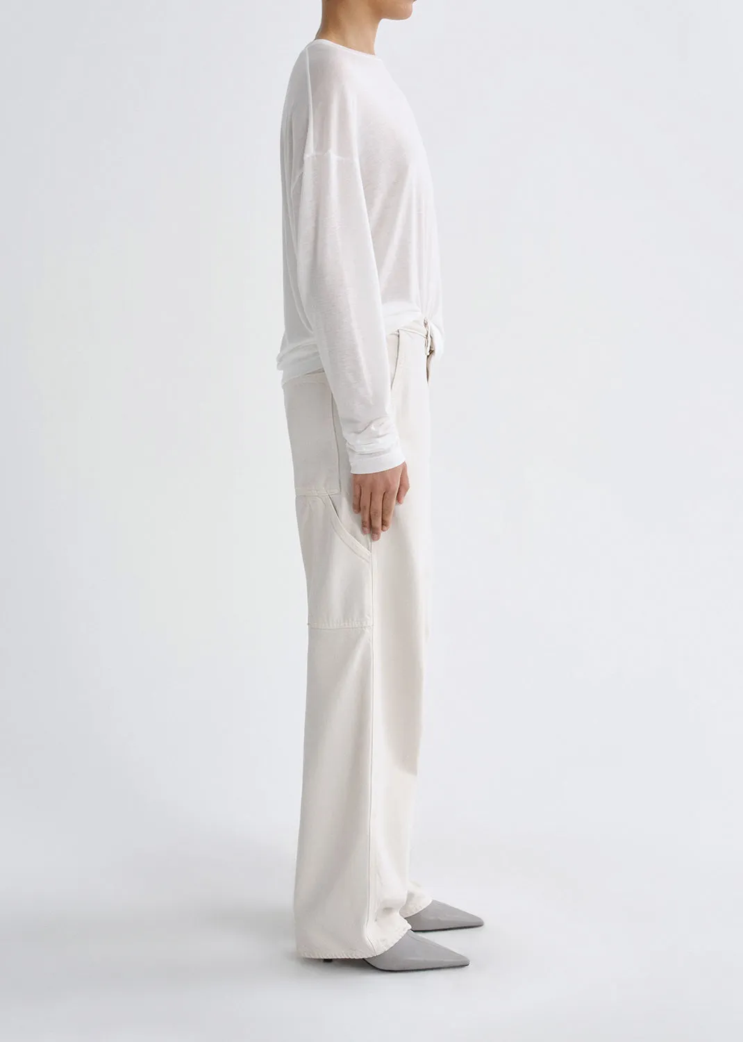 Lyndon Pant (Flyweight) in Bone sold by Agolde product image thumbnail 2