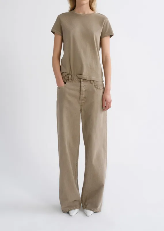 Long Line Adine Tee in Trail made by Agolde
