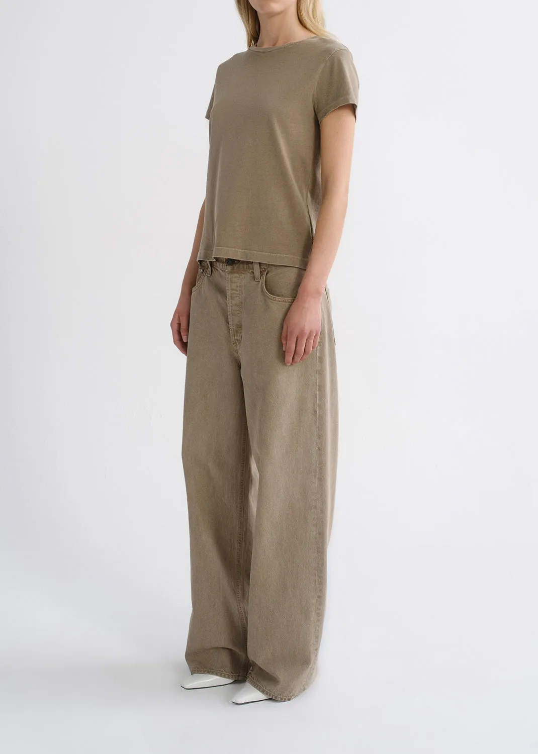 Long Line Adine Tee in Trail sold by Agolde product image thumbnail 5
