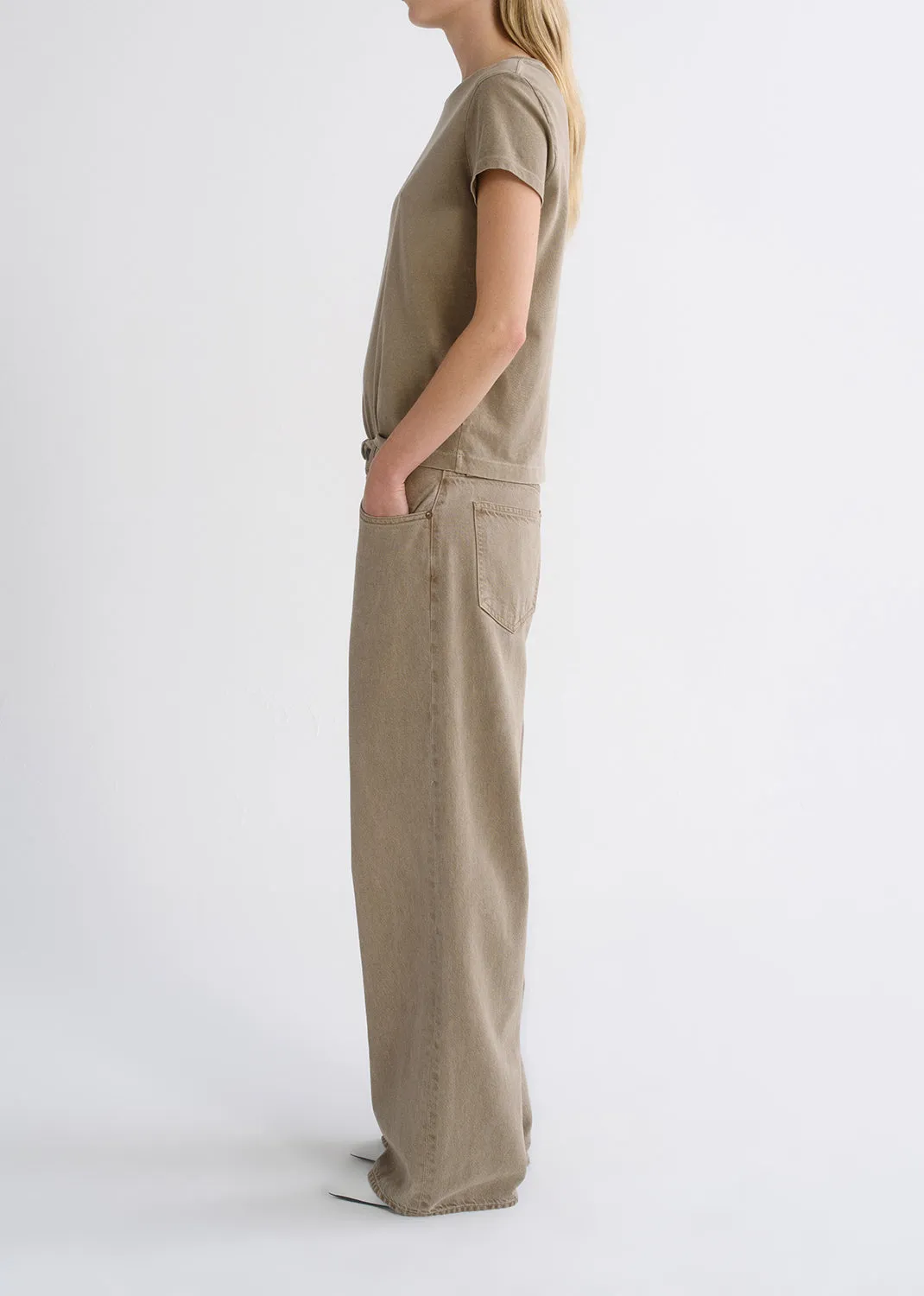 Long Line Adine Tee in Trail sold by Agolde product image thumbnail 3