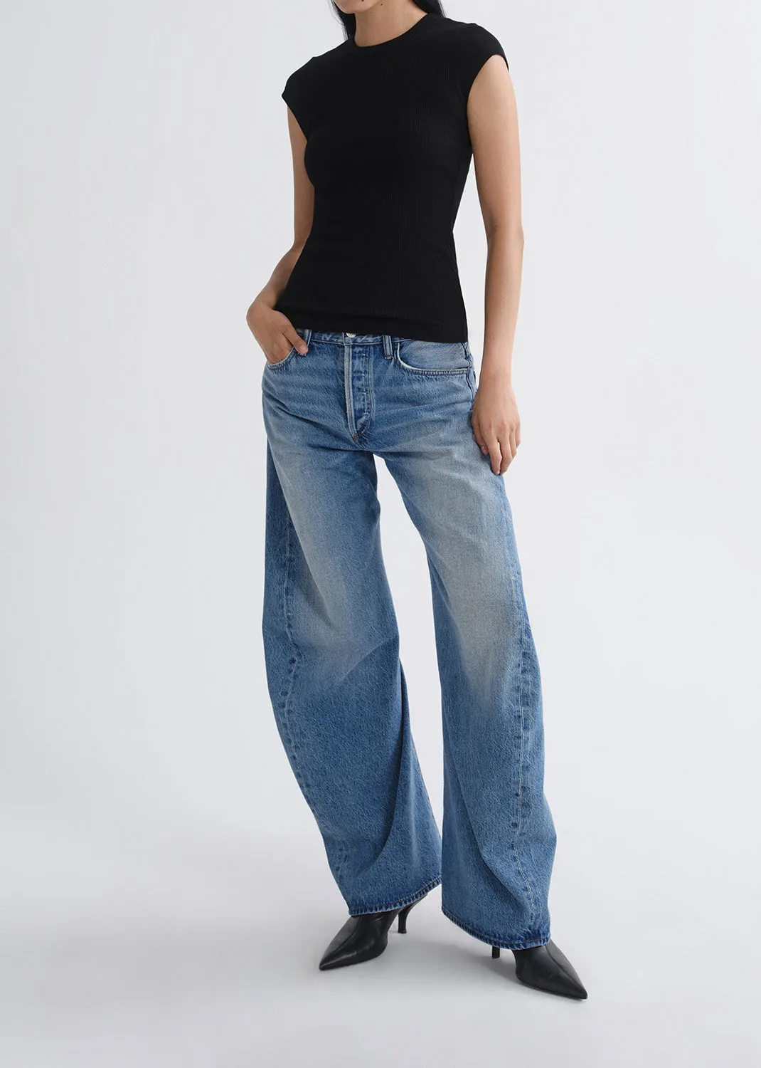 Spiral Jean (Weightless) in Venture sold by Agolde