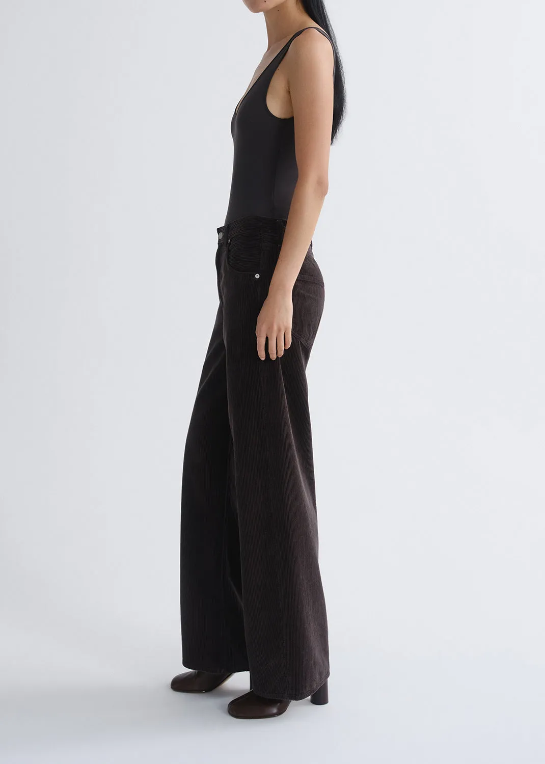 Tora Bodysuit in Carob sold by Agolde product image thumbnail 3