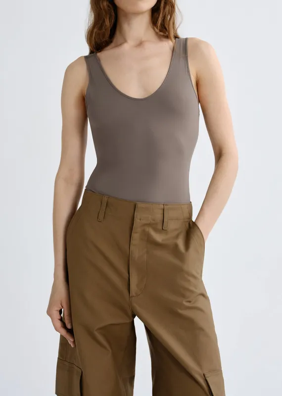 Tora Bodysuit in Mink made by Agolde