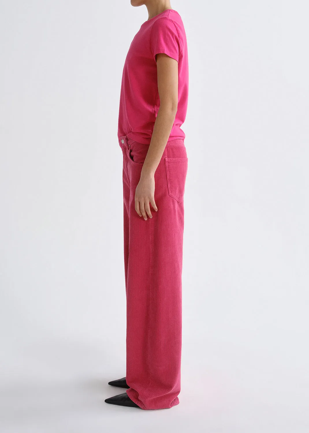 Long Line Adine Tee in Cerise sold by Agolde product image thumbnail 4