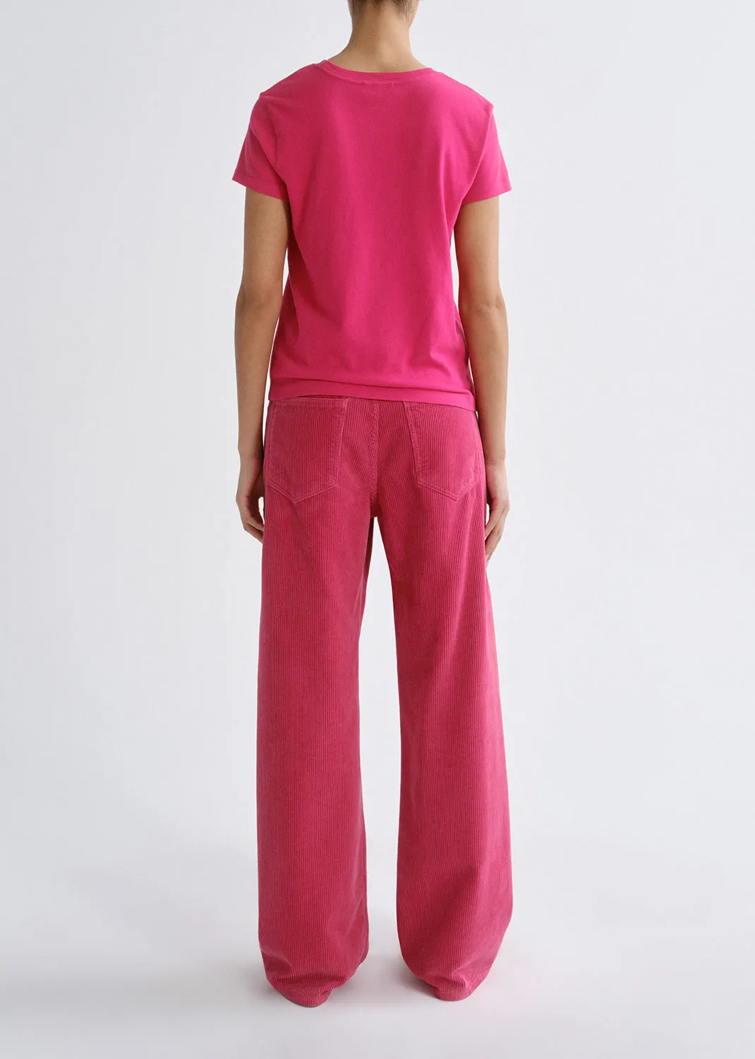 Long Line Adine Tee in Cerise sold by Agolde product image thumbnail 3
