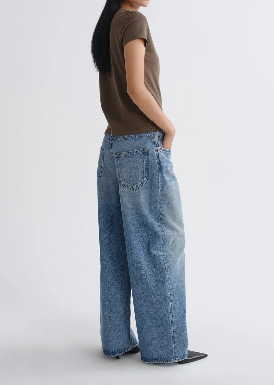 Long Line Adine Tee in Uniform sold by Agolde product image thumbnail 3