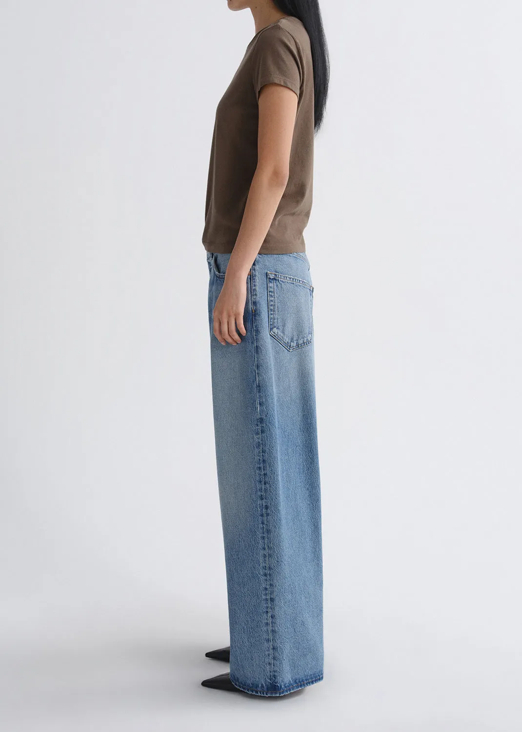 Long Line Adine Tee in Uniform sold by Agolde product image thumbnail 4