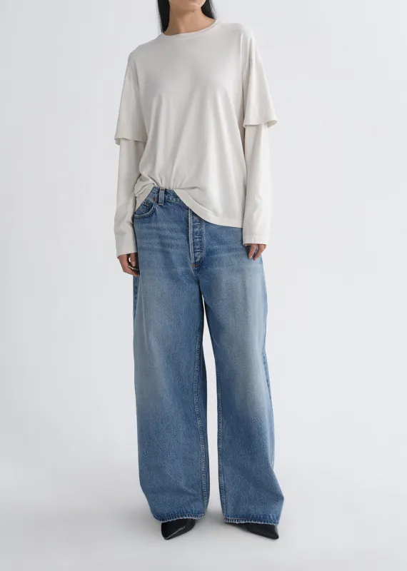 Rounded Baggy in Downplay made by Agolde