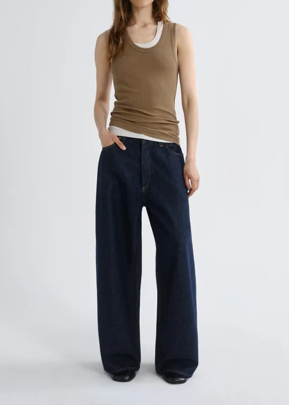 Rounded Baggy in Rinse made by Agolde