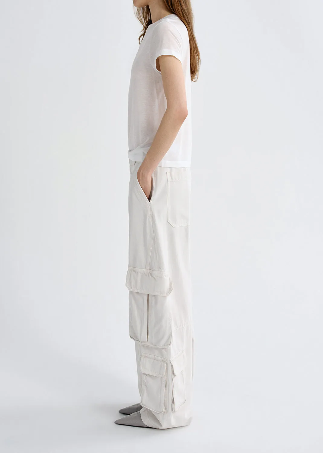 Ambika Utility Pant (Flyweight) in Bone sold by Agolde product image thumbnail 2