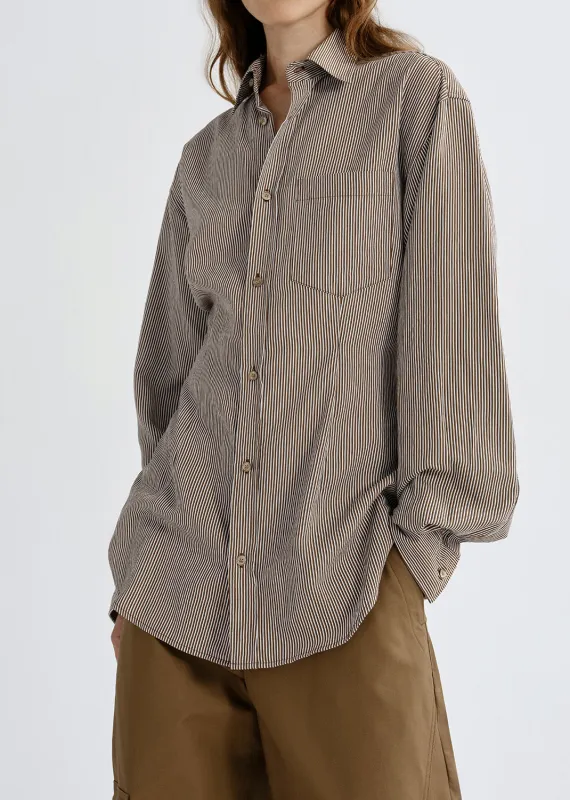 Cinch Shirt in Jakarta Stripe made by Agolde