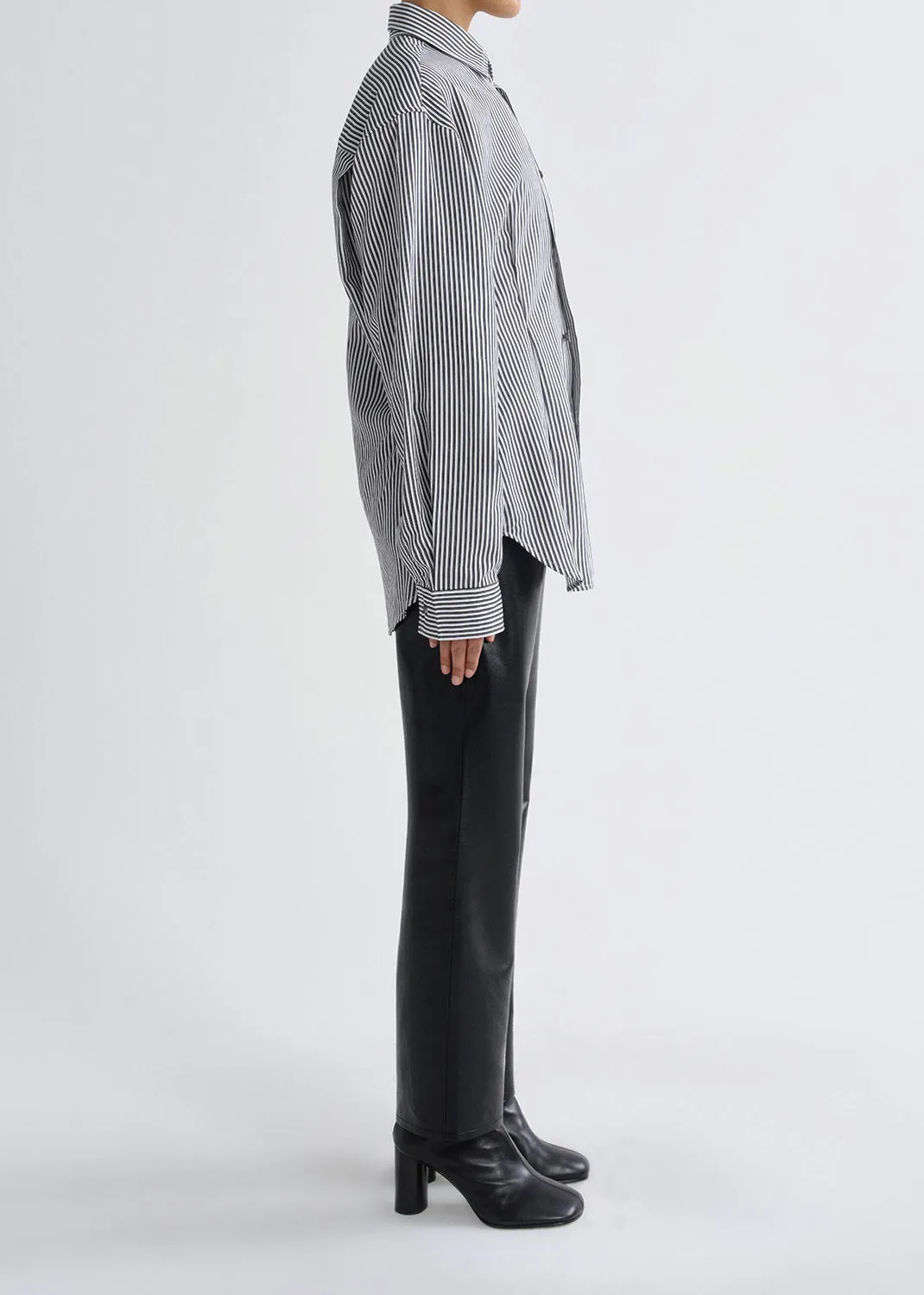Cinch Shirt in Solene Stripe sold by Agolde product image thumbnail 3