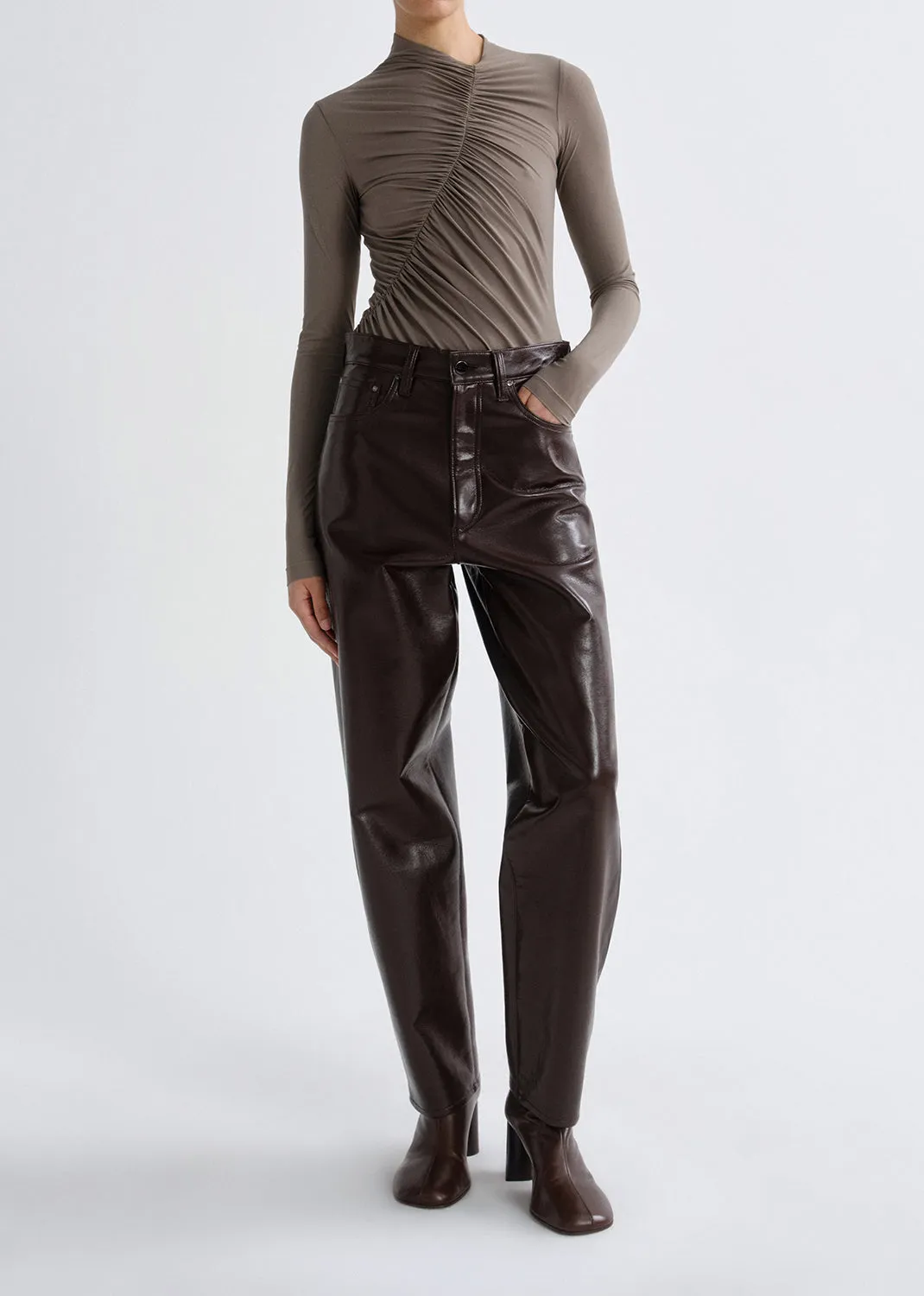 Lupin Bodysuit in Mink sold by Agolde product image thumbnail 2