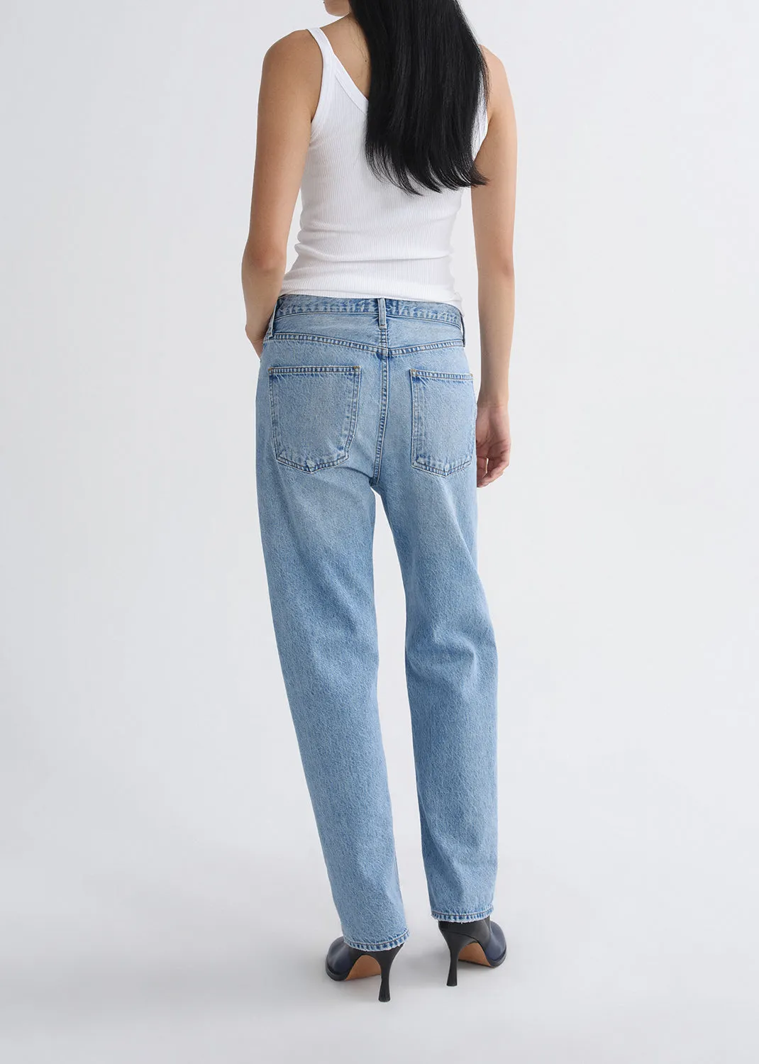 90's Jean Mid Rise Straight (Weightless) in Stream sold by Agolde product image thumbnail 2