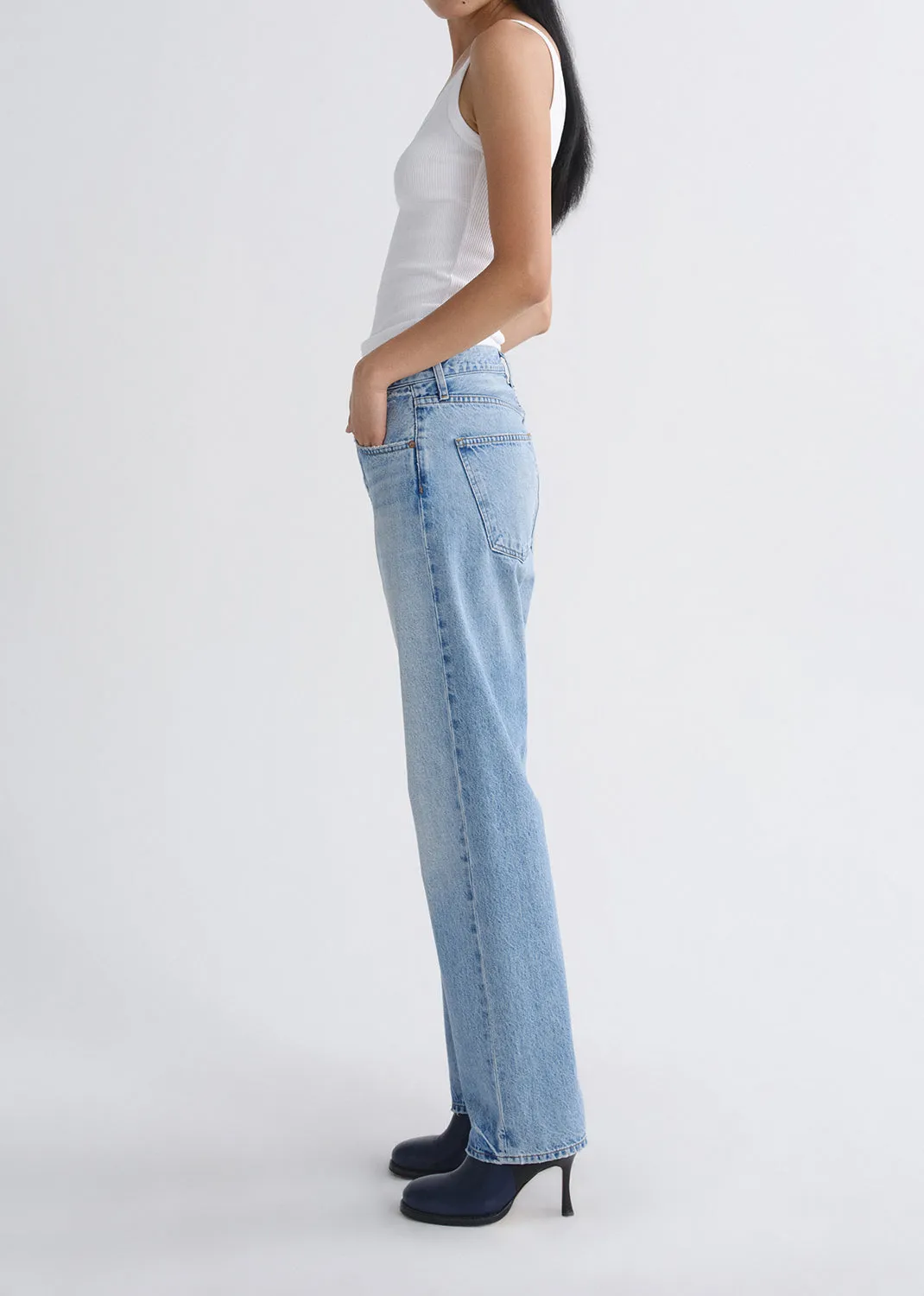 90's Jean Mid Rise Straight (Weightless) in Stream sold by Agolde product image thumbnail 3