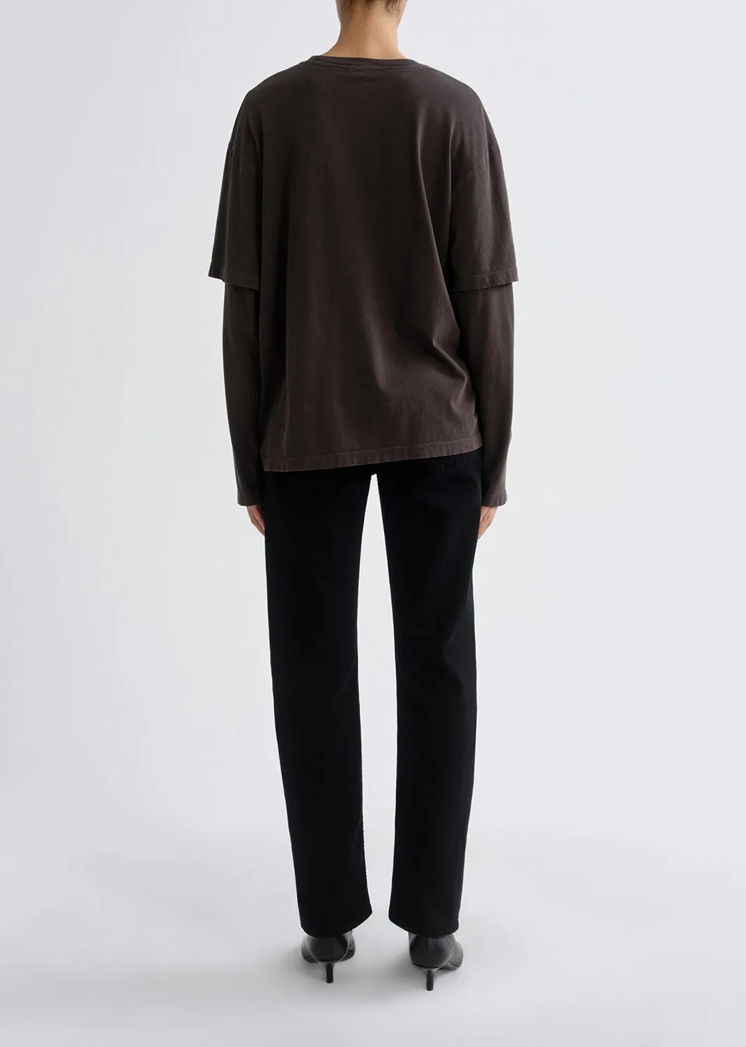 Lois Tee in Forge sold by Agolde product image thumbnail 4