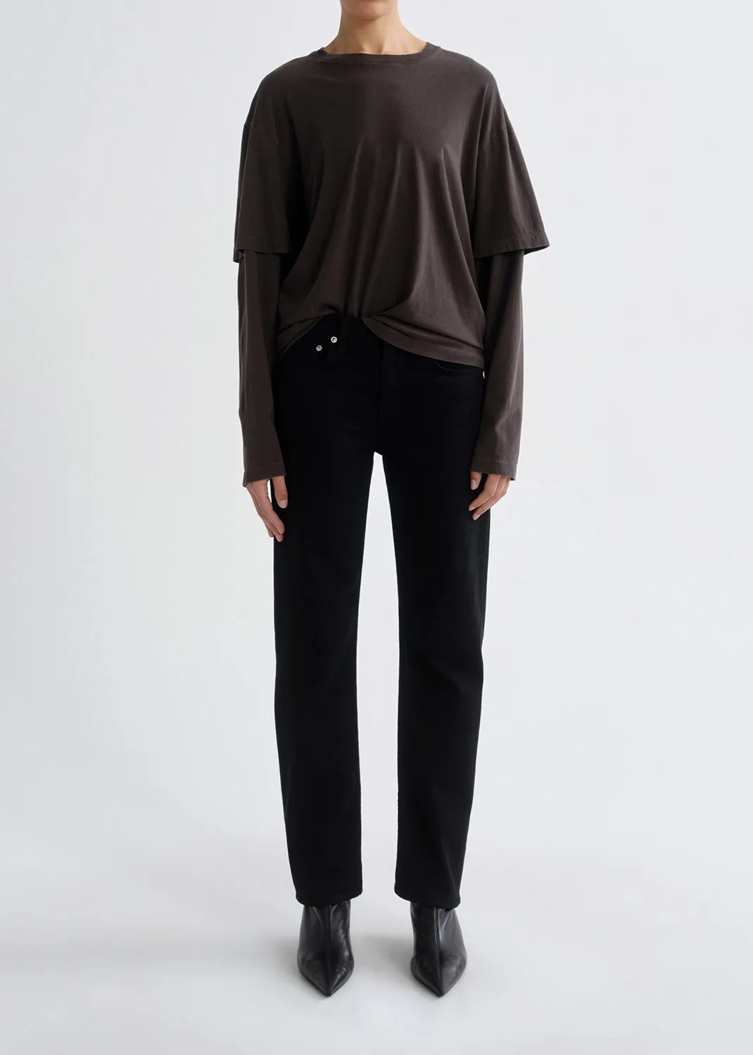 Lois Tee in Forge sold by Agolde product image thumbnail 2