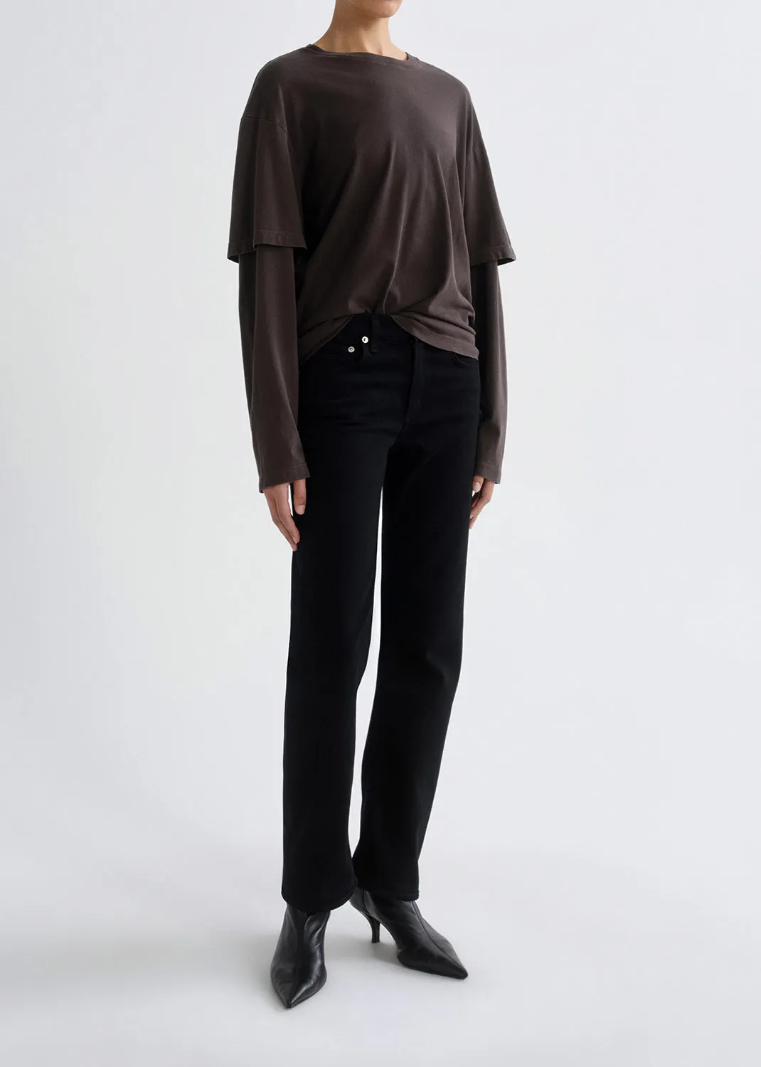 Lois Tee in Forge sold by Agolde product image thumbnail 5