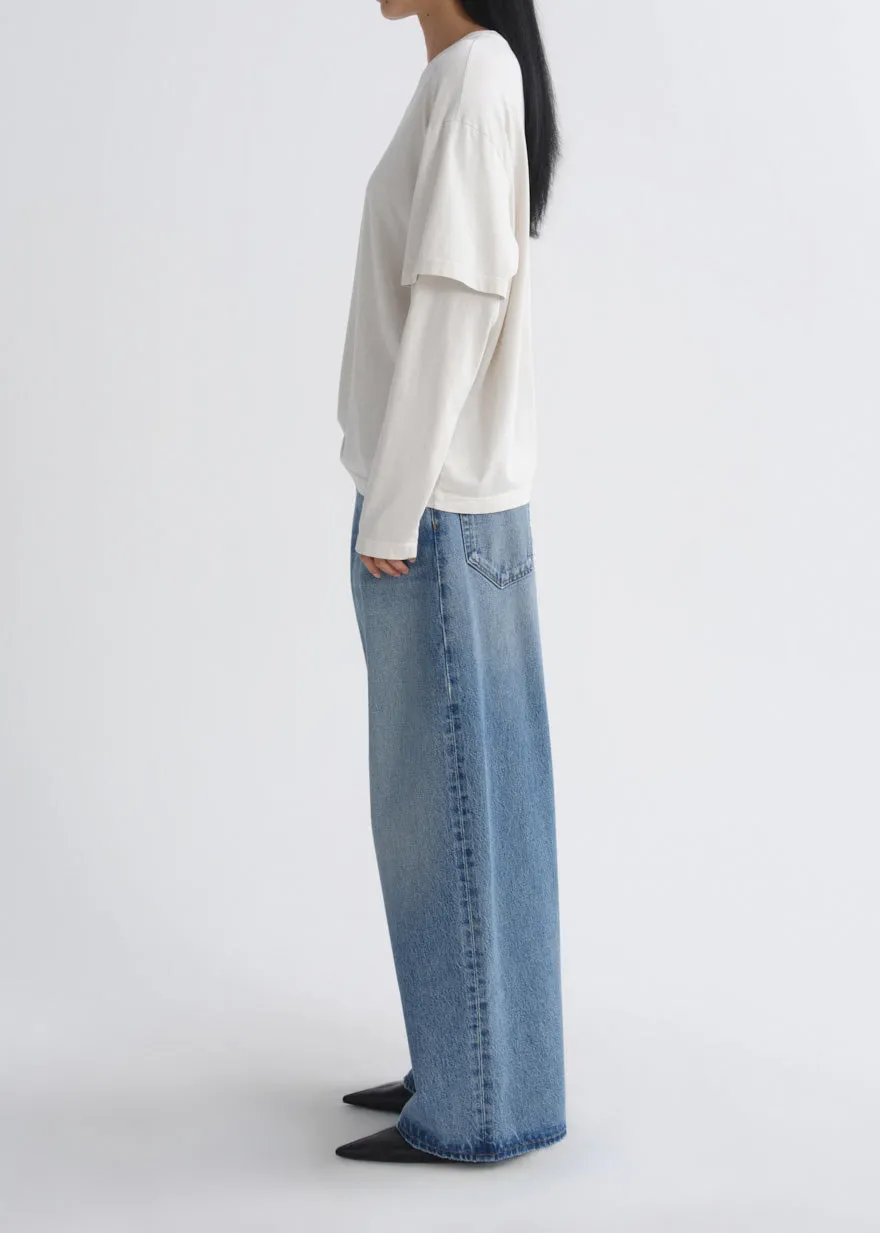Lois Tee in Bone sold by Agolde product image thumbnail 3
